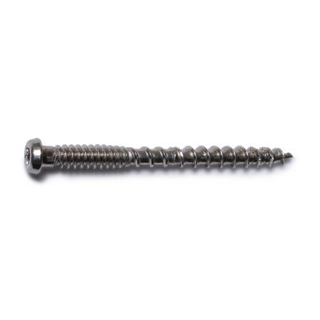 Saberdrive Deck Screw, #10 x 2-1/2 in, Stainless Steel, Pan Head, Torx Drive, 86 PK 09668